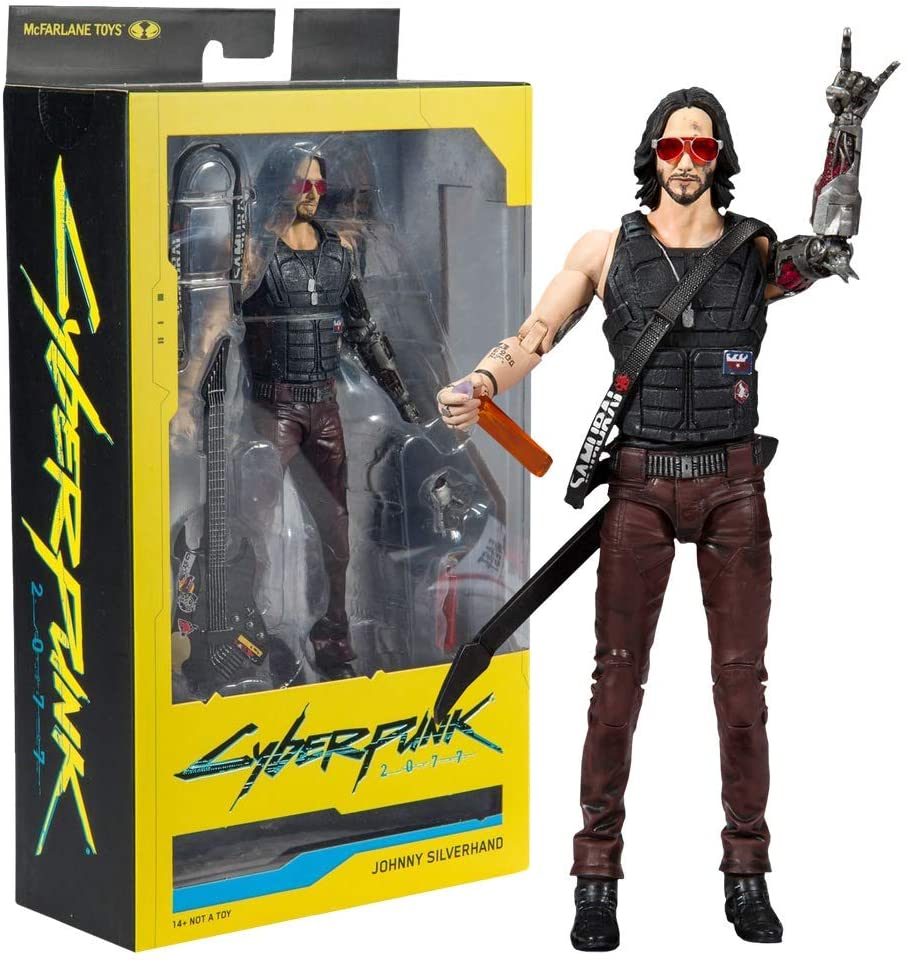 Variant Cyberpunk 2077 Action Figure Johnny Silverhand Keanu Reeves 