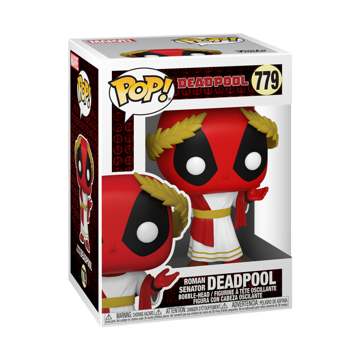 Deadpool 30th Pop! – Roman Senator Deadpool Figure – Get Ready Comics