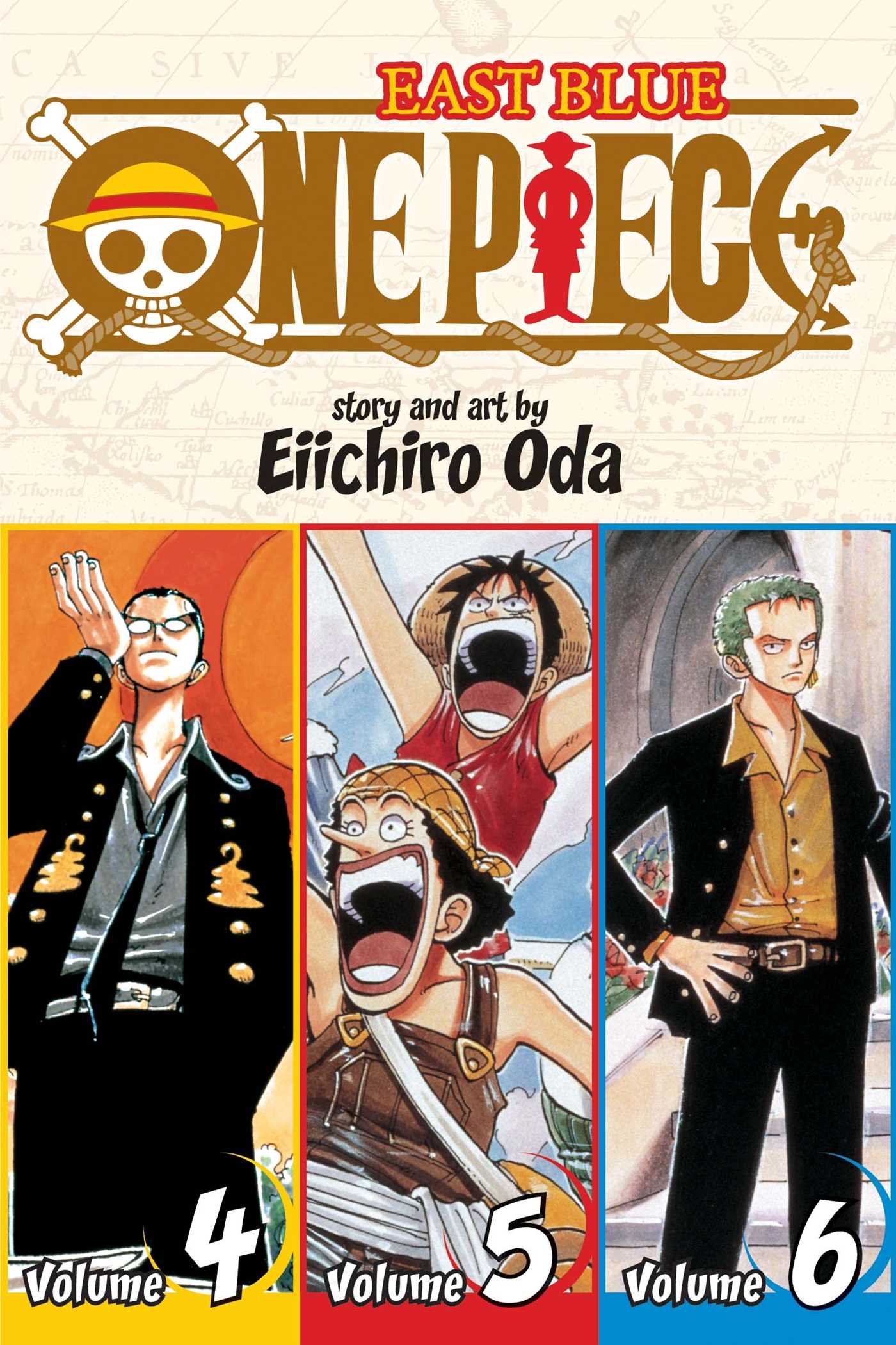 One Piece 3 In 1 Edition Vol 4 5 6 Get Ready Comics