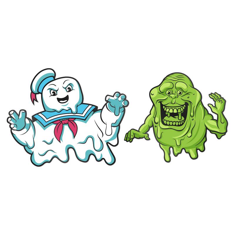 slimer and stay puft