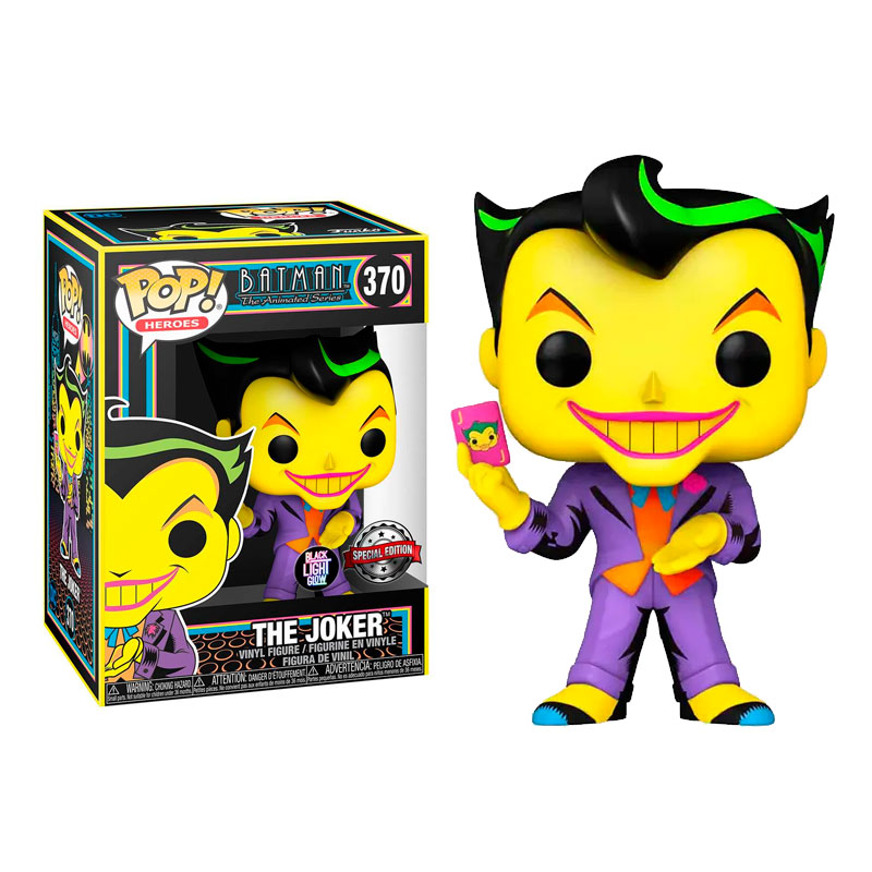Joker Black Light Glow Special Edition 370 Funko Pop NEU Batman 