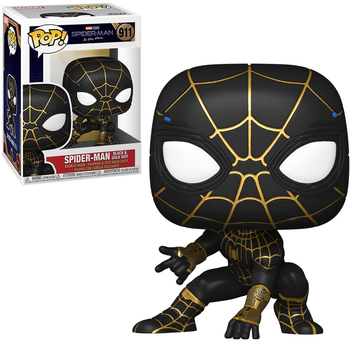 spider man black and gold suit funko