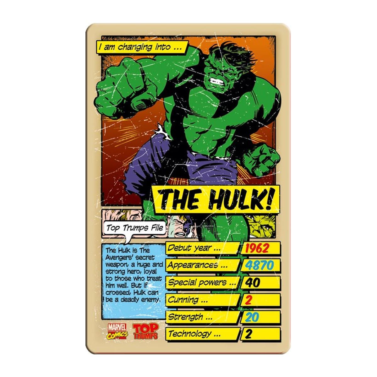 CHOOSE YOUR CARDS TOP TRUMPS MARVEL UNIVERSE HEROES PICK 