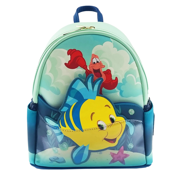 EXCLUSIVE DROP: Loungefly Little Mermaid Sebastian Mini Backpack - 9/9 – LF  Lounge VIP