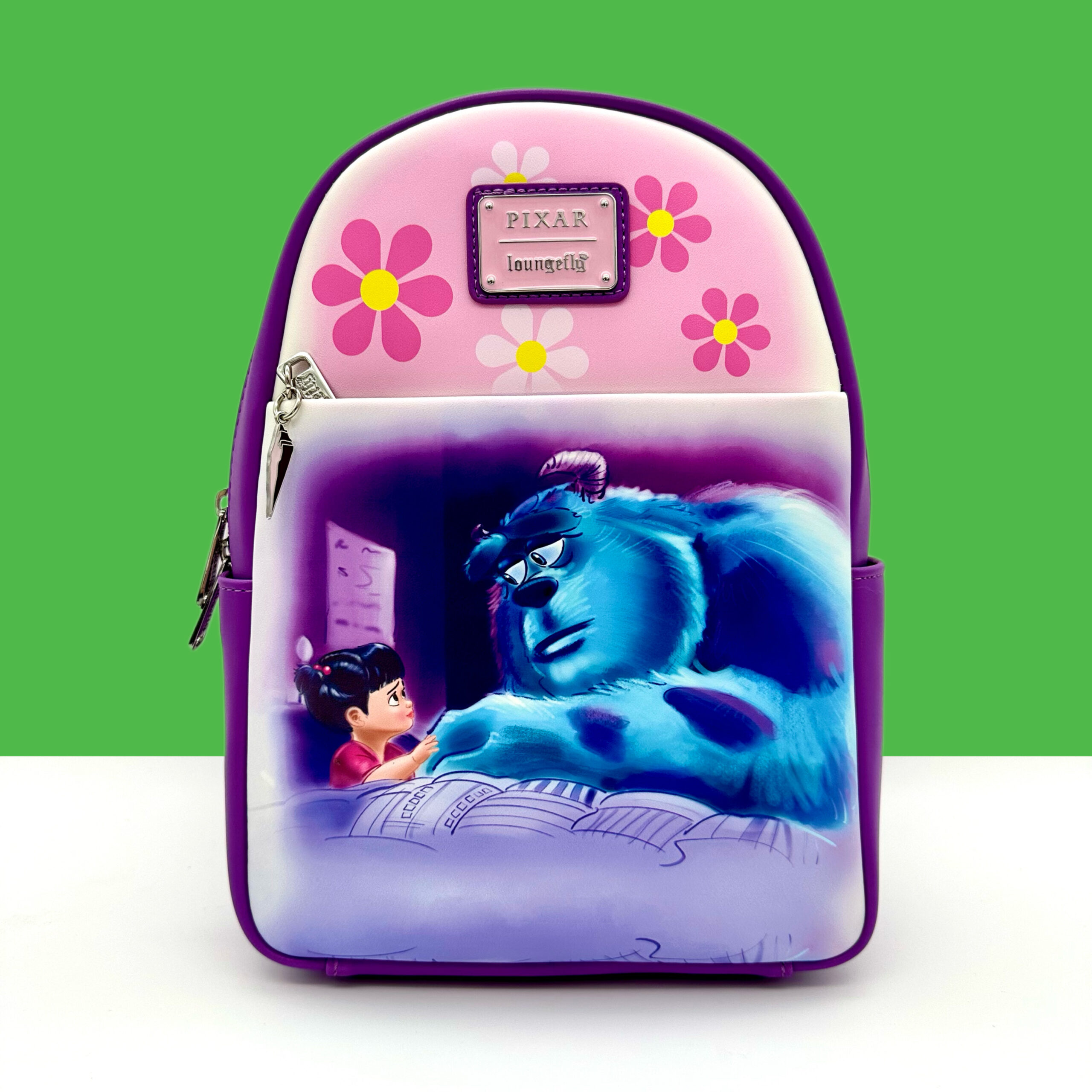 Loungefly Pixar Monsters Inc Boo Mike Sully Cosplay Mini Backpack