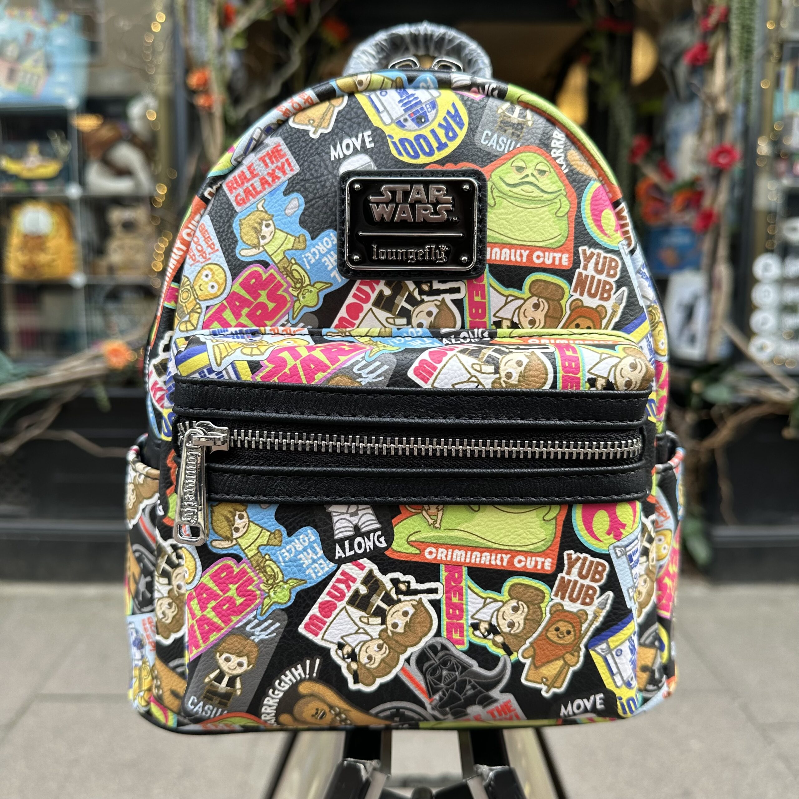 Star Wars Kawaii Sticker hotsell Allover Print Mini Backpack