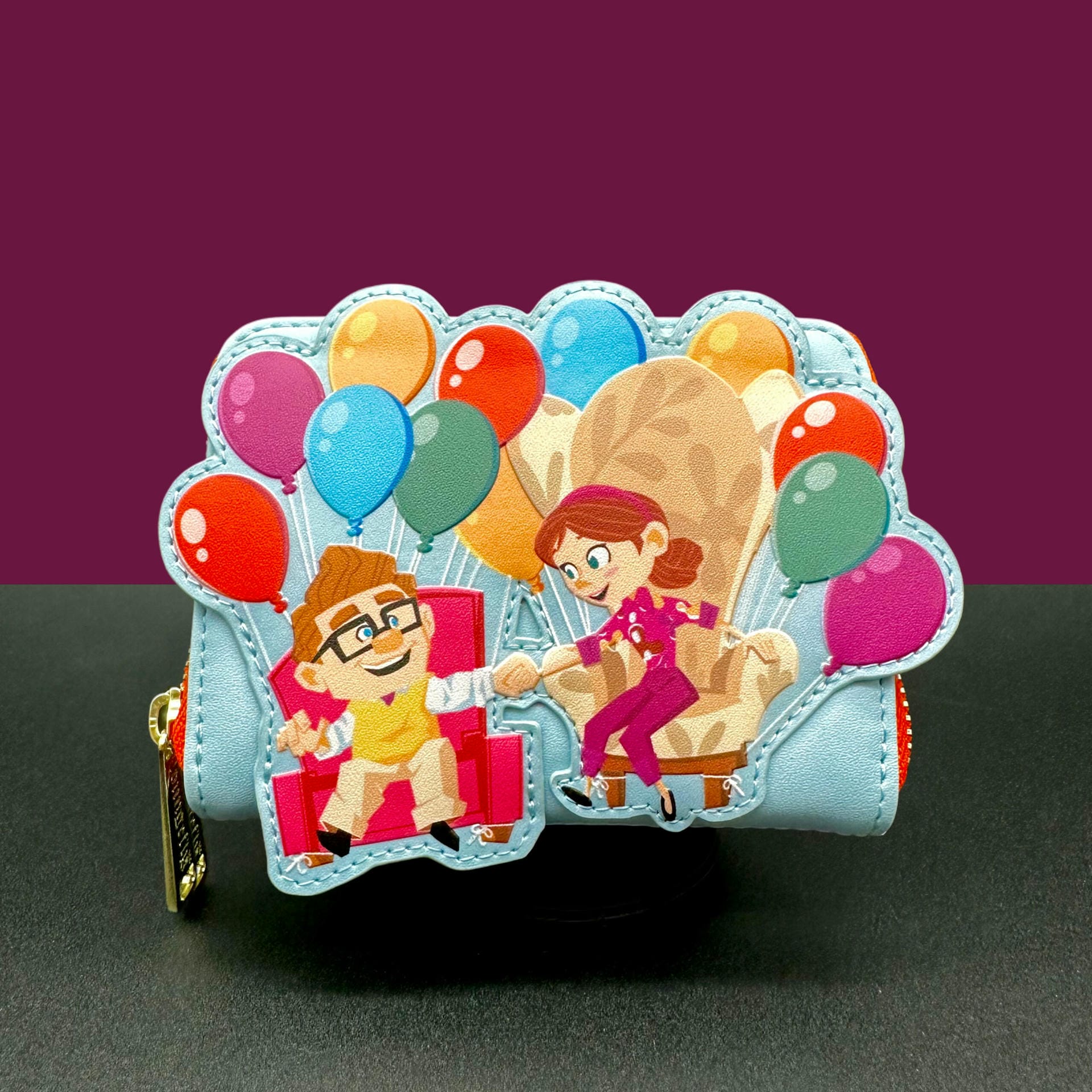 Up Carl & Ellie Balloons Small Zip Loungefly Disney Pixar 