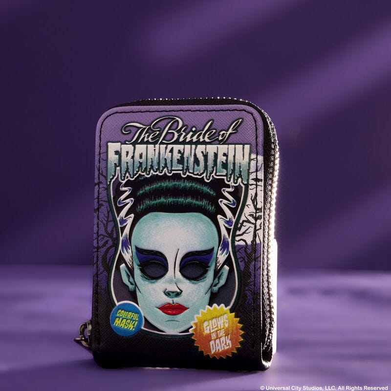 Bride Of Frankenstein Neon Mask Universal Monsters Loungefly Zip