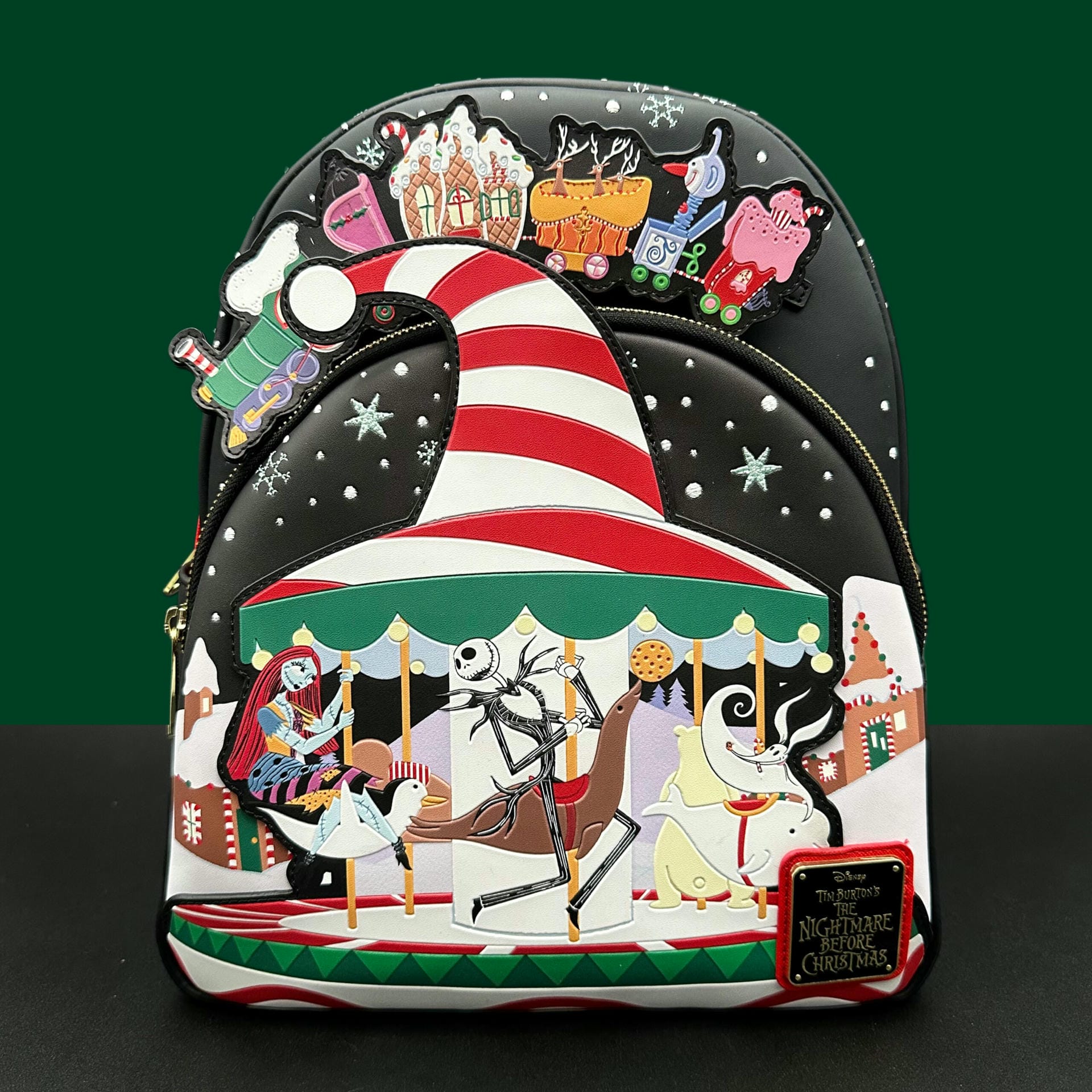 Loungefly Disney Nightmare Before Christmas‎ Journey To Christmas Town Backpack Loungefly Disney The Nightmare Before Christmas Halloween  main image 3