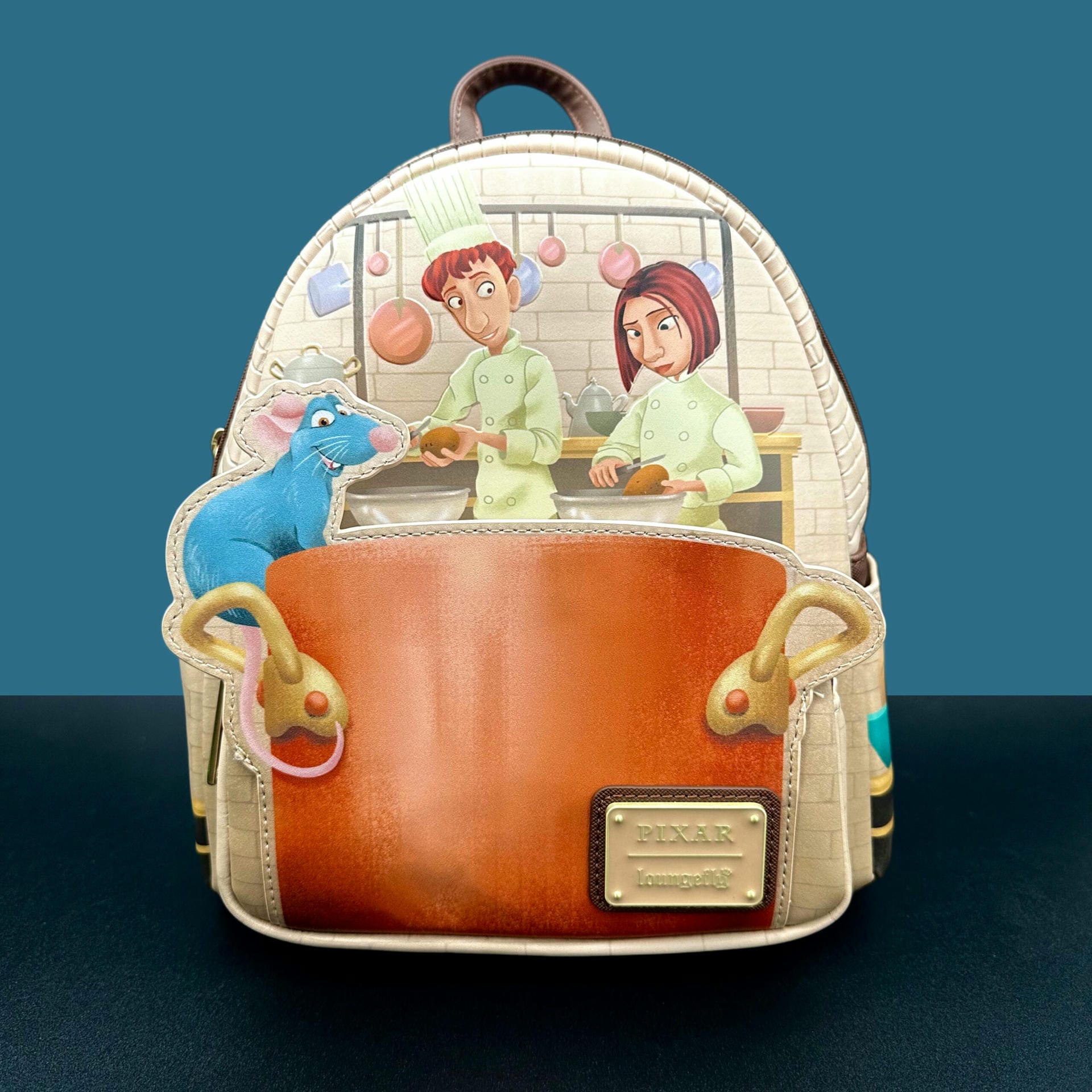 Disney Pixar Ratatouille Loungefly Backpack Cooking Pot Loungefly Disney Pixar Ratatouille Stirring Pot Mini  main image 4