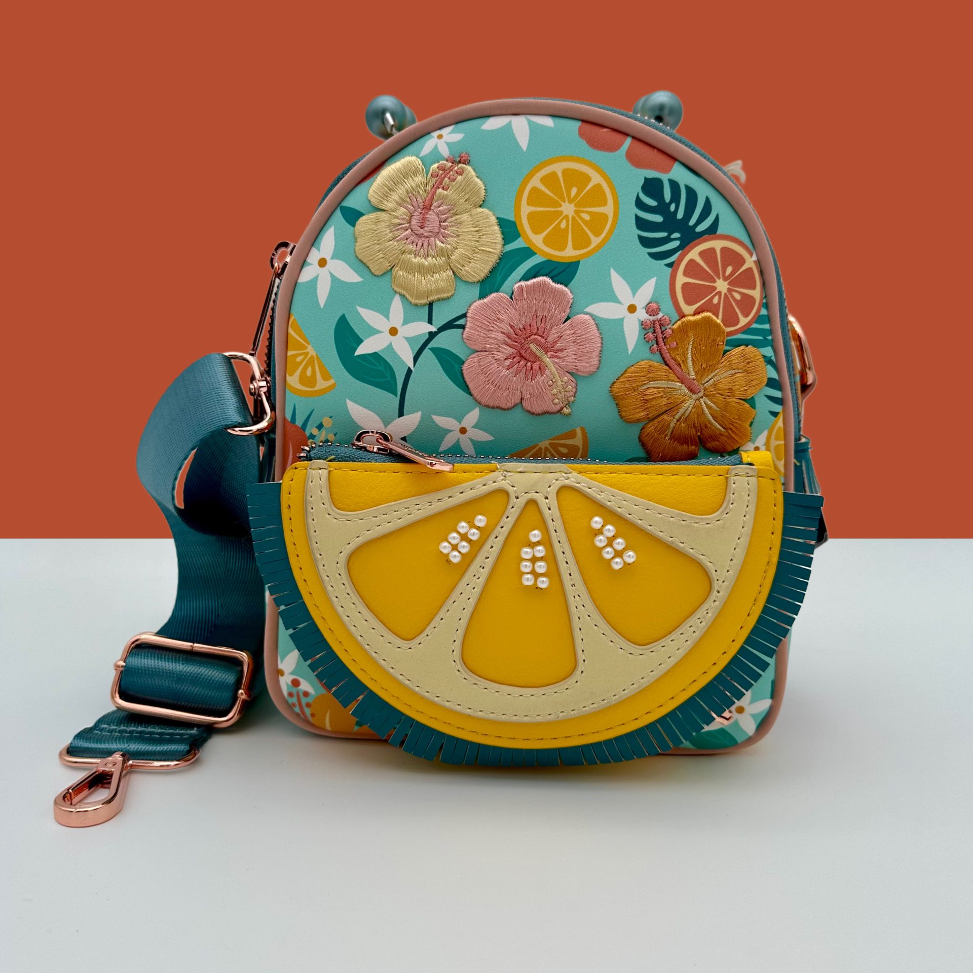 Loungefly Lemon Mini Backpack Hardtag Sticky Lemon Small Backpack - - Yellow Turtle main image 3