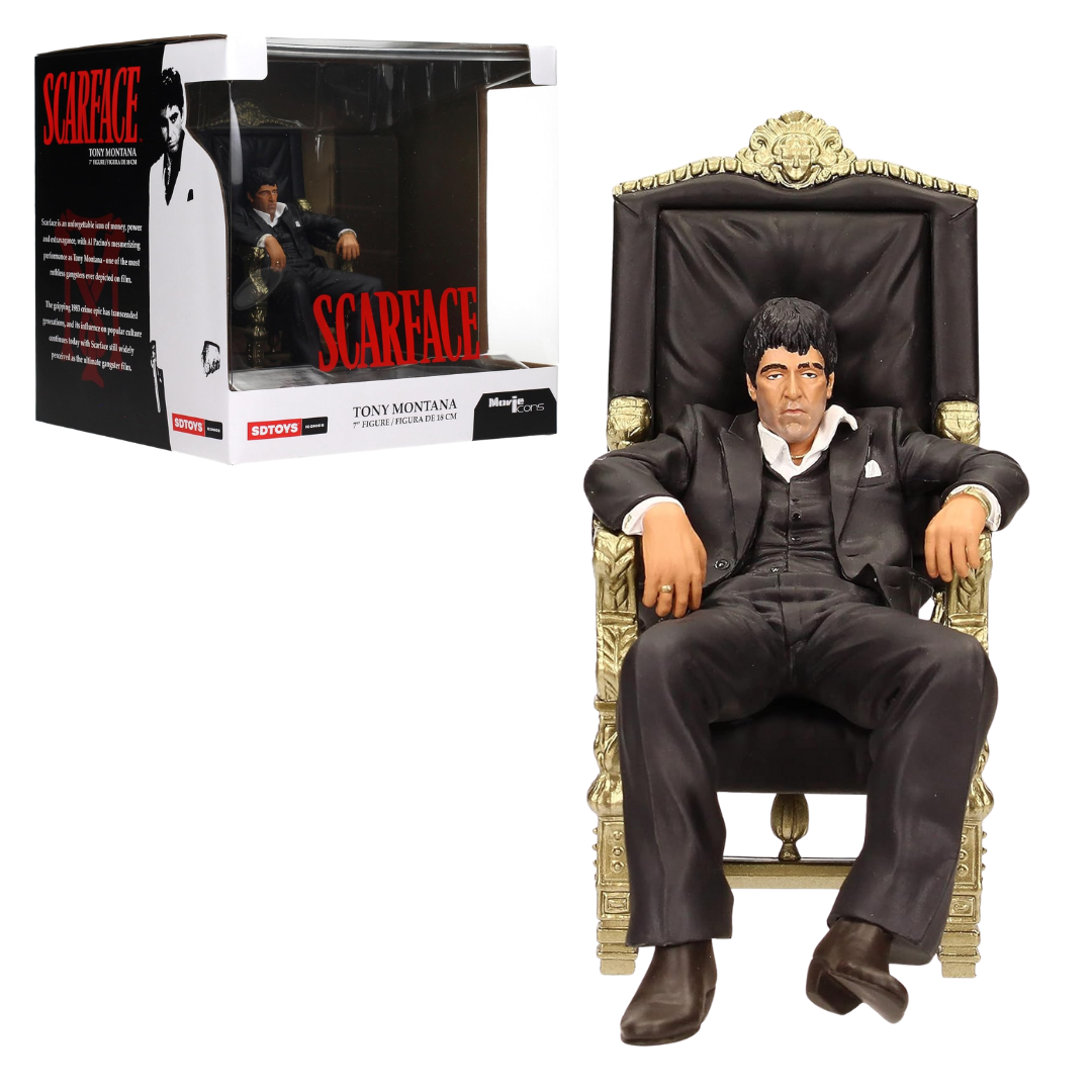 Scarface Tony Montana Throne 7” Figure – SD Toys Premium