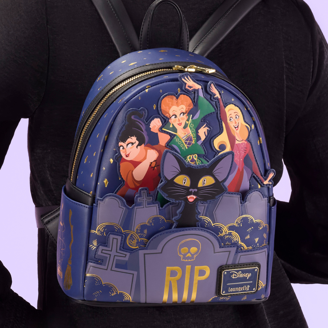 disney hocus pocus sanderson sisters mini backpack EXCLUSIVE DROP: Loungefly Cosplay Set whether youre off to a spooky gathering or enjoying a weekend adventure Loungefly Disney Hocus Pocus Sanderson