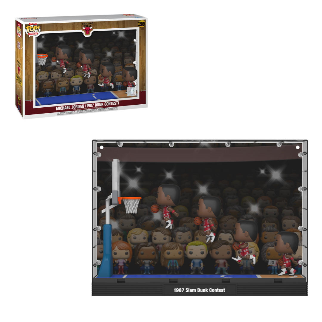 funko pop マイケル・ジョーダン　1987ダンクコンテスト Michael Jordan 1987 Dunk Contest NBA Funko Pop! Deluxe Moment