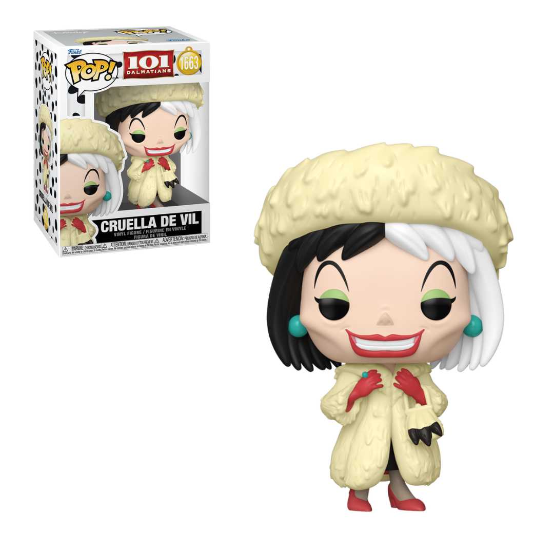 Cruella De Vil 101 Dalmatians Disney Funko Pop! Vinyl | Get Ready