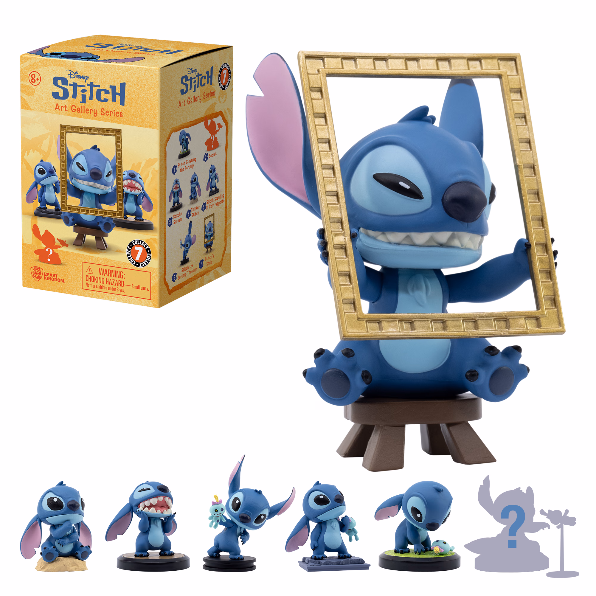 Stitch Hero Art Gallery Series Blind Mystery Box Figure YuMe Toys