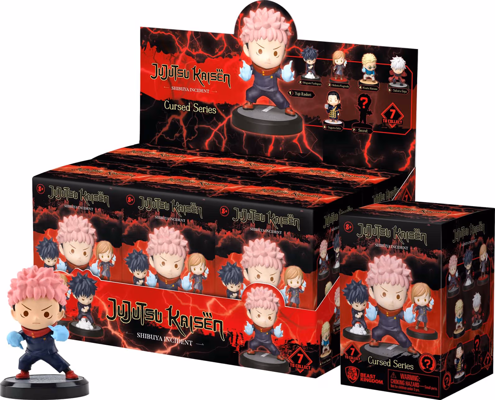 Jujutsu Kaisen Hero Box Cursed Series Blind Box Mystery Capsule YuMe Toys - Image 3