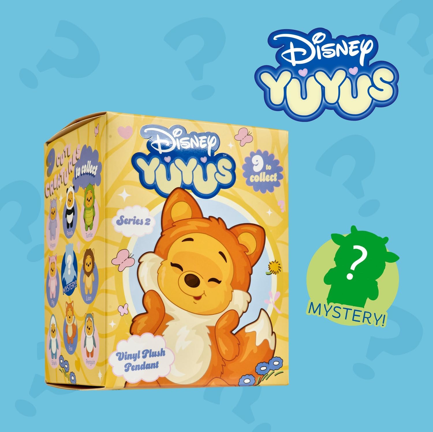 Yuyus Winnie The Pooh Wave 2 Disney Blind Box Vinyl Plush Keychain