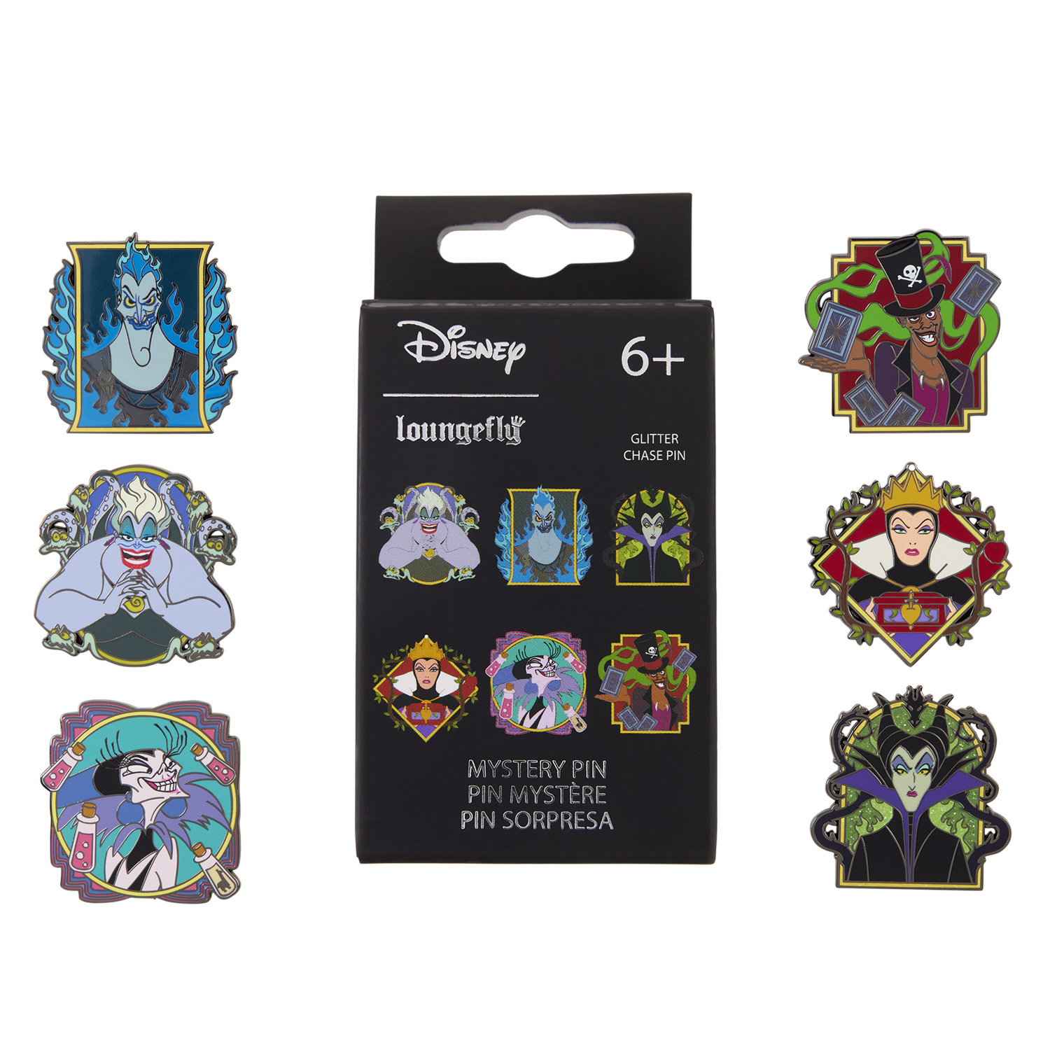 Disney Villains Loungefly Blind Box Mystery Enamel Pin | Get Ready